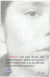 Flyer distribu le 27/12/02  l'Olympia.